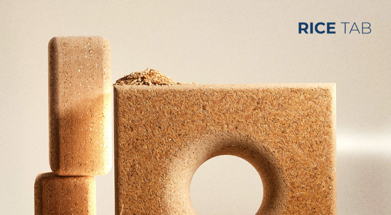 Wie dieser innovative Werkstoff aus Reishülsen Handwerk und Architektur überzeugt